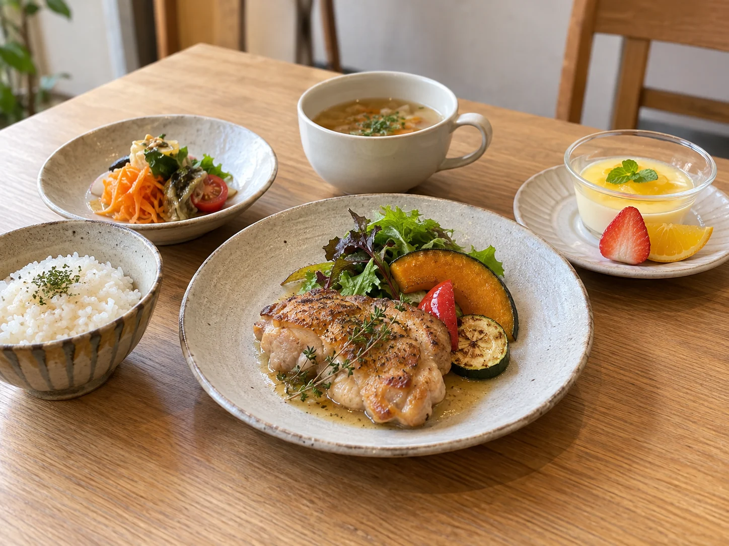 料理｜コース・集合の作例イメージ