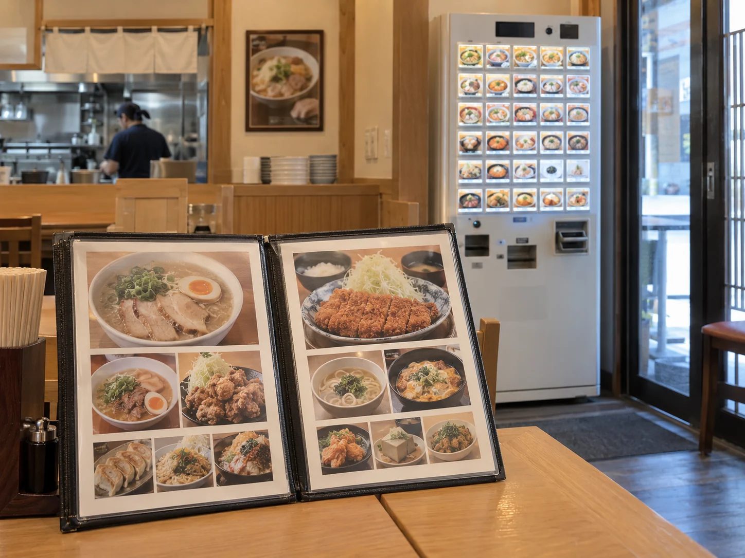 店内メニュー・券売機のイメージ