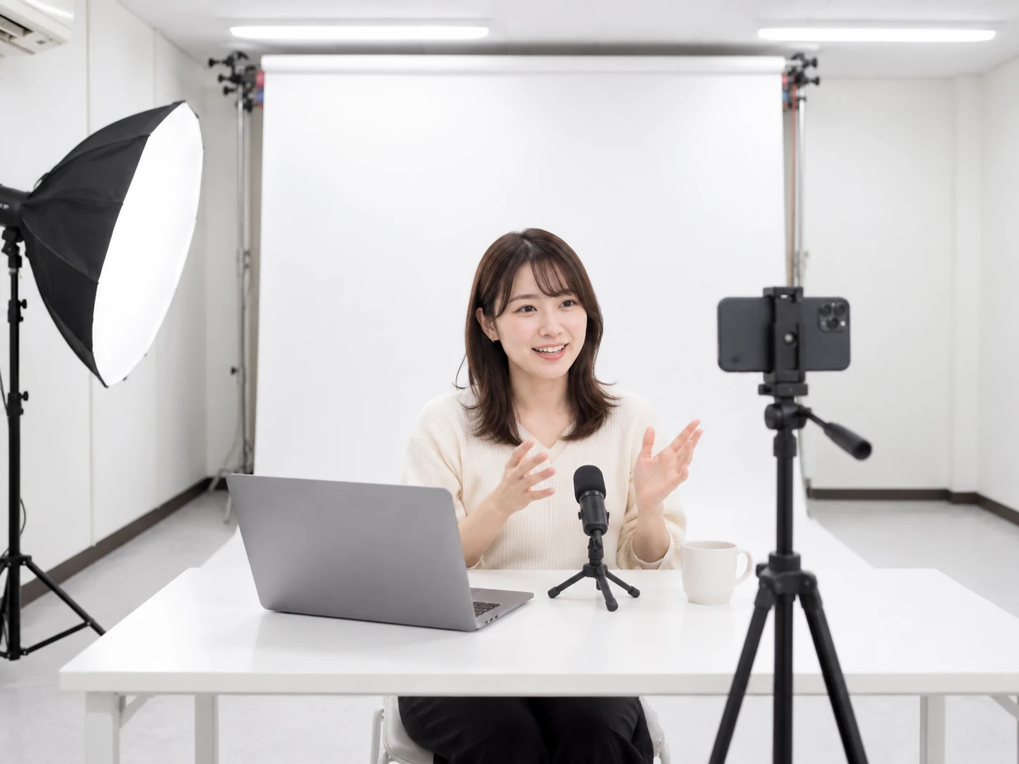 ライブ配信や動画撮影にも使えるCrit Labの撮影スタジオ
