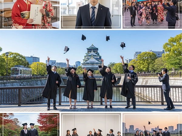 大阪の卒業写真は“スタジオ不要”｜クリットラボ専属カメラマンが学校・式場・思い出の場所へ出張するロケ撮影【2026完全ガイド】