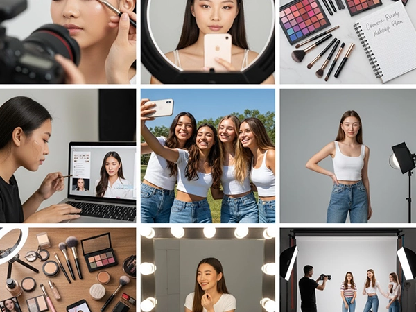 【2025年最新】カメラ映えメイクのやり方完全ガイド｜10代から始める撮影メイクテクニック