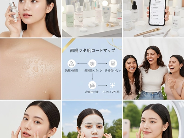 【2025年最新】アイドル級透明ツヤ肌の作り方｜モデル・インフルエンサー志望者のスキンケア完全ガイド