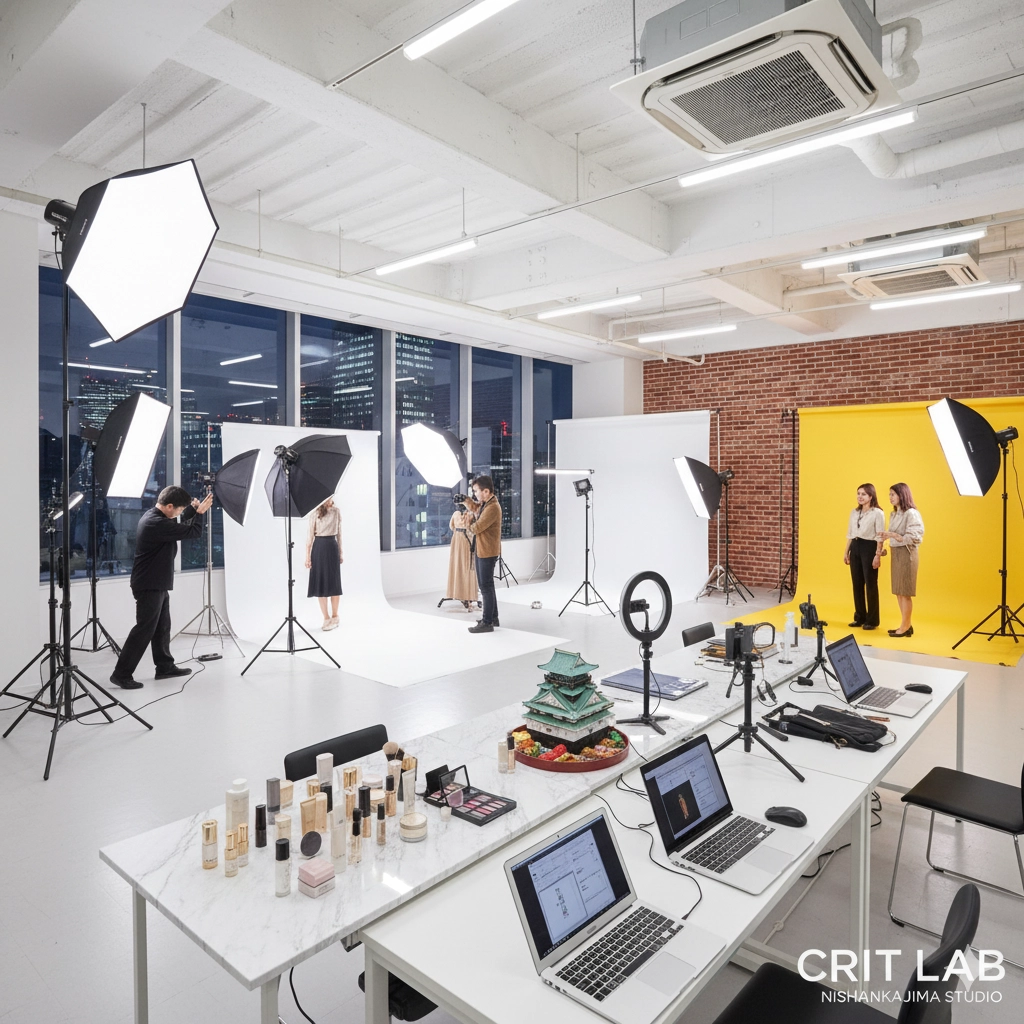 【大阪】物撮りにおすすめのスタジオ|光と設備が揃うクリットラボ - Photo Studio Crit Lab 【大阪】物撮りにおすすめのスタジオ|光と設備が揃うクリットラボ