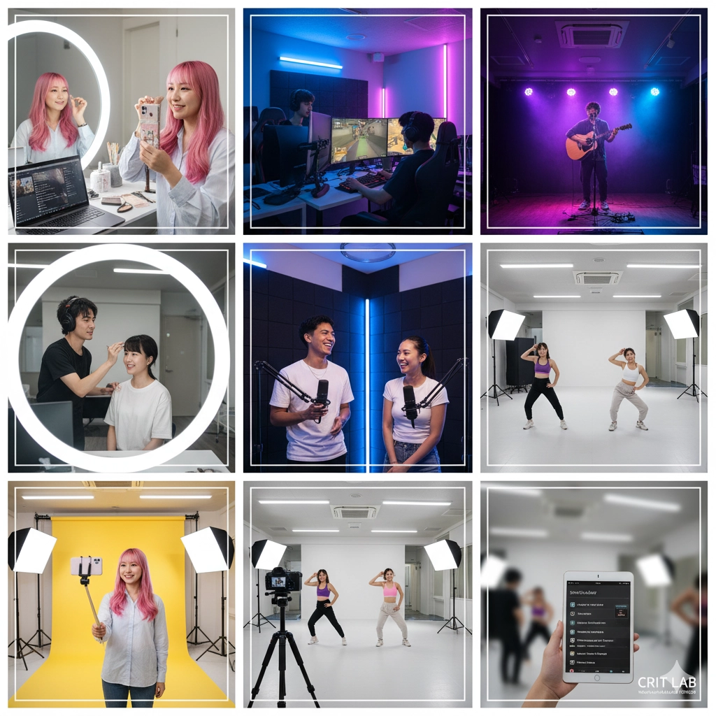 ライブ配信に完全対応！西中島で借りられる小規模スタジオ案内

大阪・西中島南方駅徒歩2分のクリットラボは、ライブ配信に完全対応した小規模スタジオ。高速Wi-Fi、白ホリゾント背景、自然光が完備され、YouTubeやTwitch配信も対応可能。初心者から上級者まで満足できる配信環境を完全ガイド。今すぐ予約・見学を。

はじめに｜ライブ配信スタジオ選びの悩み

「ライブ配信を始めたいけど、どのスタジオを選べばいいのか分からない…」

そんな悩みを抱えるYouTuberやライブ配信者は多いのではないでしょうか。自宅での配信では背景が生活感丸出しになってしまい、プロフェッショナルな印象を持たせるのが難しい。かといって大型スタジオは費用が高く、小規模配信には不向きです。さらに、初めてスタジオを利用する場合、設備が複雑だと操作に困ってしまう可能性もあります。

クリットラボが解決します

こうした課題を解決する選択肢が、大阪・西中島南方駅近くにある「クリットラボ」です。ライブ配信に特化した小規模スタジオとして、高速Wi-Fi、白ホリゾント、自然光という配信者に必要な三つの要素をすべて備えています。本記事では、このスタジオがライブ配信者にとって最適である理由を、実際の利用シーンを交えながら詳しくご紹介します。

実際に使うと分かる利便性

実際にクリットラボでライブ配信をセットアップしてみると、その利便性に驚きます。

まず目に入るのは、配信スペースとして十分な広さです。大阪市淀川区西中島3丁目16-17 丸善西中島ビル3階という場所にありながら、スタジオ内には配信機材を置くテーブル、モデルやゲストが立つスペース、カメラを置くための複数のアングルポイントがすべて確保されています。小規模だからこそ、セットアップが簡単で、移動も少なくて済むのです。

次に驚くのが、高速Wi-Fiの安定性です。配信中の接続切れは絶対に避けたい事態ですが、クリットラボの高速Wi-Fiは複数の配信方式に対応し、同時に複数デバイスでの接続を安定させています。YouTube、Instagram、TwitchなどのプラットフォームでもWi-Fi速度が十分で、4K配信にも対応可能です。

背景となる白ホリゾント、自然光からの照明、そして背景紙のバリエーションにより、配信の毎回が異なる表現を演出できます。朝に配信すれば明るく爽やかな印象、午後に配信すれば落ち着いた雰囲気と、時間帯で配信の雰囲気を変えられるのです。

ライブ配信スタジオとして、クリットラボはシンプルでありながら「配信者に必要なすべて」を備えたスペースです。複雑な照明機材や広すぎる設備は不要。その代わり、配信に集中するために必要な環境が、ここには存在します。

何ができるのか

クリットラボは、ライブ配信専用の「西中島 撮影スタジオ」です。 高速Wi-Fi完備、白ホリゾント背景、自然光と照明の組み合わせにより、YouTubeやInstagram Live、Twitchなどのプラットフォームでのプロフェッショナルな配信が実現できます。単なるライブ配信スタジオにとどまらず、モデル撮影、商品紹介動画の撮影、インタビュー動画の制作にも対応した多目的スペースです。

なぜ選ぶべきなのか

多くの「大阪 レンタルフォトスタジオ」が存在する中で、クリットラボがライブ配信者に選ばれる理由は、配信環境への徹底的なこだわりです。高速Wi-Fiは単に「あるだけ」ではなく、配信中の安定性を最優先に設計されています。西中島南方駅から徒歩2分、南方駅から徒歩1分というアクセスの良さは、突然の撮影依頼や短時間のセッション配信にも対応可能です。梅田から約15分のロケーションは、大阪の中心部からのアクセスも良好です。

誰が対象か

YouTubeで頻繁に配信しているクリエイター、Instagram Liveでリアルタイム販売を行うECオーナー、Twitchでゲーム配信をしている配信者、企業の採用説明会をオンラインで配信するHR担当者、ブライダル関連の企業がオンライン相談を実施する場面。さらに「本格的なライブ配信をしたいけど、まだ初心者」という方々まで、幅広いユーザーが満足できる環境です。

ライブ配信成功の三要素：背景・光・接続安定性

背景については、白ホリゾントをベースに、複数の背景紙が用意されています。シンプルで清潔感のある白い背景は、どんなコンテンツにもマッチします。グレーやベージュの背景紙に変更すれば、より落ち着いた雰囲気の配信が可能になります。配信の内容や自分のブランドイメージに合わせて、毎回背景を変えることで、視聴者に「このチャンネルは工夫がある」という印象を与えられるのです。

光については、大型窓からの自然光を主体としながら、照明機材で補強するアプローチが取られています。朝日（6時～9時）を使えば、肌色が温かく表現され、人間的な親近感のある配信になります。昼間（10時～14時）の光は色温度が中立的で、商品紹介動画や企業説明に最適です。午後（15時～17時）の光は再び暖色系になり、リラックスした雰囲気の配信に向いています。

ライブ配信環境としてのクリットラボは、「YouTube撮影 大阪」「ライブ配信スタジオ」としての機能だけに留まりません。以下のような多様なシーンに対応しています。

シーン別の活用例

ゲスト出演がある配信向け： 白ホリゾント背景により、複数人が映っても背景が統一され、プロフェッショナルな印象を保ちます。二人以上の人物が映る場合でも、顔全体に適切な光が当たるよう調整されています。

商品紹介ライブ向け： 物撮りスタジオとしても機能し、商品を美しく映すための照明と背景が揃っています。「大阪 レンタルフォトスタジオ」として商品撮影にも対応しており、事前に商品のテスト撮影も可能です。

ポートレート型配信向け： 「ポートレート撮影 関西」としての高い実績を持つクリットラボは、人物の表情や肌の質感を美しく映す方法を熟知しています。配信者自身の顔が最も美しく見えるライティングセットアップが可能です。

複数カメラ配信向け： 複数のカメラアングルから同時配信する場合でも、背景が統一されているため、カメラを切り替えても違和感がありません。高速Wi-Fiにより、複数デバイスの同時接続も安定しています。

実例：配信成果の向上

実例として、東大阪の小規模アパレルブランドオーナーが、Instagram Liveで新作発表会を開催した事例があります。自宅での配信では背景が乱雑だったため、商品に視聴者の視線が集中しないという課題がありました。

クリットラボの白ホリゾント背景と照明を使用して配信を実施した結果、視聴者からのコメント数が前回比で3倍に増加。商品に対する質問も増え、その後の販売につながったそうです。背景の整理だけでなく、プロフェッショナルなスタジオ環境が、視聴者の信頼感を大幅に向上させたのです。

別の事例として、YouTubeで週3回の配信をしているゲーム配信者が、自宅での配信から切り替えた例があります。以前は自室を背景にしていたため、毎回同じ風景で、視聴者に「新鮮さ」がないという指摘を受けていました。

クリットラボでの配信に切り替えてから、背景紙を毎回変えることで、視聴者に「このチャンネルは配信環境にこだわっている」という印象を持たせることができました。結果として、新規視聴者の視聴継続率が向上したとのことです。

安定した配信のための環境セットアップ

時間帯：正午～14時（光が最も安定している時間）

背景：白ホリゾント（清潔感と信頼感を演出）

カメラ位置：アイレベル（視聴者と同じ目線の高さ）

照明：自然光をメインに、レフ板で顔の暗い側を持ち上げ

Wi-Fi：有線LAN接続でさらに安定性を強化（可能な場合）

マイク配置：カメラから50～60cm離れた位置（音声の質を確保）

複数ゲストでの配信セットアップ

背景は白ホリゾント、複数人の顔全体に光が当たるよう照明位置を調整、全員が画面内に収まるカメラ位置を決定します。「西中島 撮影スタジオ」としての経験から、複数人配信のベストプラクティスが実装されています。

ゲーム配信・商品紹介ライブセットアップ

ゲーム配信ならグレー系背景でゲーム画面と顔が両方見える照明。商品紹介ライブなら白ホリゾント背景で商品に視線が集中するよう色温度を調整します。どちらも安定性を最優先に、有線LAN接続を推奨しています。

主な活用シーン

YouTuberの日常配信： 背景紙を毎回変えて新鮮さを演出。

企業のオンライン採用説明会： 白ホリ背景で統一感のある画づくり。

ECサイトのライブセリング： 物撮り環境により色や質感を正確に表現。

ゲーム配信者のアーカイブ撮影： 複数プラットフォームへの同時配信が安定。

ユーザーの声

YouTuber Aさん：「ゲーム配信を週3回しているのですが、自宅の背景では『ちゃんとやってる感』が出ていませんでした。クリットラボで配信を始めたら、視聴者からのコメント数が3倍になりました。特に背景紙を毎回変えることで、見直し視聴も増えたようです。Wi-Fiの安定性も本当に助かっています。」

ECオーナー Bさん：「商品紹介のInstagram Liveで、自宅では商品の色が正確に映りませんでした。クリットラボの物撮りスタジオ環境を使うようになってから、返品率が低下し、むしろクレームがなくなりました。視聴者からの信頼感が全く違います。」

企業HR担当 Cさん：「採用説明会をオンラインで開催しましたが、複数の採用担当者がプロフェッショナルに見えることが重要でした。白ホリゾント背景のおかげで、全員が統一感を持って映り、会社のブランドイメージが大幅に向上しました。」

ゲーム配信者 Dさん：「Twitchでリアルタイム配信しながら、YouTubeにも同時配信しています。高速Wi-Fiのおかげで接続が絶対に切れず、配信に集中できるようになりました。配信品質が向上してから、スポンサーシップの問い合わせも増えました。」

初心者配信者 Eさん：「ライブ配信は初めてで、どうセットアップすればいいか分かりませんでしたが、クリットラボのスタッフが基本的な操作から教えてくれました。環境が整っているから、内容に集中できる。本当に初心者向きなスタジオだと思います。」

よくある質問（Q&A）

Q1：ライブ配信をするのは初めてです。サポートはありますか？
はい、スタジオのセットアップから配信開始までのサポートを行います。Wi-Fiの接続方法、照明の設定、背景の選択方法などについて、詳しくご説明いたします。

Q2：複数のプラットフォームに同時配信できますか？
はい、高速Wi-Fi完備のため、YouTube、Instagram Live、Twitchなど複数のプラットフォームへの同時配信が可能です。

Q3：配信中にWi-Fiが切れたらどうしますか？
有線LAN接続にも対応しており、さらに安定性を高めることができます。事前にお気軽にご相談ください。

Q4：配信に必要な機材は持ち込む必要がありますか？
スタジオの基本設備（照明、背景、Wi-Fi）はすべて揃っています。カメラやマイク、配信デバイスはご自身でご用意いただきます。

Q5：配信データは保存されますか？
配信はお客様のデバイスで記録されます。スタジオ側での記録・保管は行いませんので、ご自身で管理をお願いします。

Q6：背景紙は何種類ありますか？
白ホリゾントをはじめ、グレー、ベージュ、その他複数の背景紙が用意されています。配信内容に応じて選択できます。

Q7：夜間の配信は可能ですか？
はい、営業時間内であれば夜間の配信も可能です。ただし自然光が限られるため、照明機材がメインになります。

Q8：ゲストが複数人参加する場合、スペースは足りますか？
複数人の出演に対応したスペース設計になっています。詳しくはお問い合わせください。

Q9：30分だけスタジオを借りることはできますか？
時間帯や予約状況により対応可能です。まずはお問い合わせください。

Q10：スタジオから通常の写真撮影もできますか？
はい、「西中島 撮影スタジオ」としてポートレート撮影や物撮りにも対応しています。

アクセス

住所： 大阪市淀川区西中島3丁目16-17 丸善西中島ビル3階3号室

駅からのアクセス：
・西中島南方駅：徒歩2分
・南方駅：徒歩1分

その他のエリアからのアクセス：
・梅田から：約15分
・新大阪から：約10分
・難波から：約20分

「西中島南方駅 撮影スペース」「新大阪 撮影スタジオ」をお探しの方、梅田からのアクセスを重視される方にとって、クリットラボは最適な選択肢です。

設備情報

大型窓による豊富な自然光

白ホリゾント背景

背景紙複数用意

照明機材完備

高速Wi-Fi完備（有線LAN接続も可能）

複数カメラ対応

マイク・スピーカー配置

対応配信・撮影用途

YouTube配信・撮影

Instagram Live配信

Twitch配信

ライブセリング・ショッピング配信

企業説明会・セミナー配信

ゲーム配信

ポートレート撮影

商品撮影（物撮りスタジオ）

モデル撮影

インタビュー動画撮影

見学・予約について

「西中島でライブ配信に最適なスタジオを探している」「大阪 レンタルフォトスタジオで本格的な配信をしたい」という方は、まずはクリットラボの見学をお勧めします。

実際にスタジオを訪れることで、スペースの広さ、Wi-Fiの安定性、背景紙のバリエーション、照明のセットアップ方法を直接確認できます。配信に関する具体的なご相談も、この機会にお気軽にどうぞ。

公式ウェブサイト：
オンライン予約システムでご予約ください。

電話予約：
スタジオまで直接お電話いただき、配信内容やニーズについて詳しくお伝えください。最適なセットアップをご提案いたします。

LINE追加：
公式LINEアカウントを追加いただくと、最新の空き状況、配信のコツ、スタジオ活用事例などの情報が配信されます。LINE限定の割引クーポンもございます。

まとめ｜ライブ配信を次のレベルへ

ライブ配信時代だからこそ、背景と光にこだわるスタジオの価値は高まっています。プロフェッショナルな配信環境は、視聴者の信頼を生み出し、最終的には登録者数やフォロワー数の増加につながります。

クリットラボは単なる「西中島 撮影スタジオ」ではなく、あなたのライブ配信を次のレベルへ押し上げるパートナーになれます。

ポートレート配信、商品紹介、ゲーム配信、企業説明会、どのような配信目的でも、まずは一度、西中島南方駅近くのクリットラボにお越しください。高速Wi-Fiと白ホリゾント背景が織りなす、プロフェッショナルな配信体験があなたを待っています。