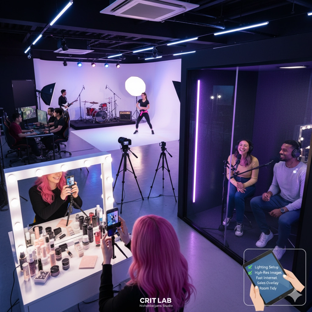 【ライブ販売者向け】西中島で商品配信に最適なレンタルスタジオ - Photo Studio Crit Lab 【ライブ販売者向け】西中島で商品配信に最適なレンタルスタジオ