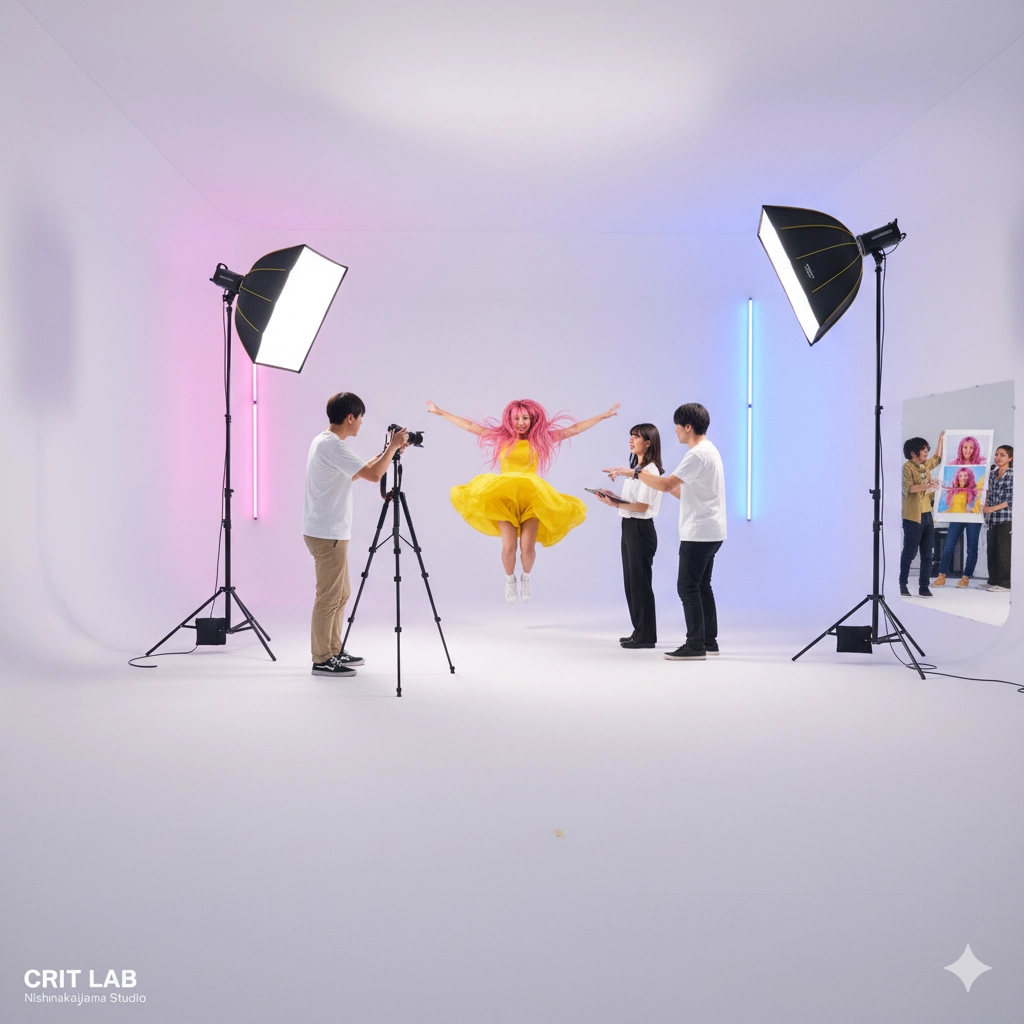 大阪・西中島の白ホリスタジオで理想のポートレート撮影を叶える方法 - Photo Studio Crit Lab 大阪・西中島の白ホリスタジオで理想のポートレート撮影を叶える方法