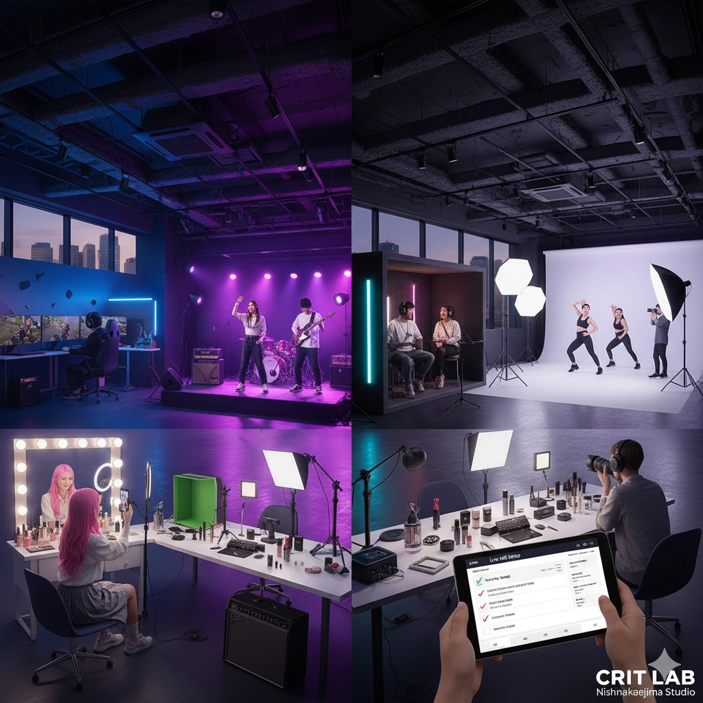 【大阪】ライブ配信&物撮り対応|西中島のクリットラボの魅力を完全ガイド - Photo Studio Crit Lab 【大阪】ライブ配信&物撮り対応|西中島のクリットラボの魅力を完全ガイド