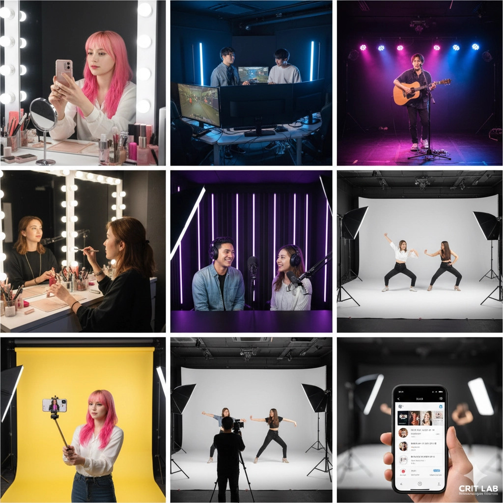 インスタグラムライブ撮影セット!新大阪から徒歩2分のスタジオ - Photo Studio Crit Lab インスタグラムライブ撮影セット!新大阪から徒歩2分のスタジオ