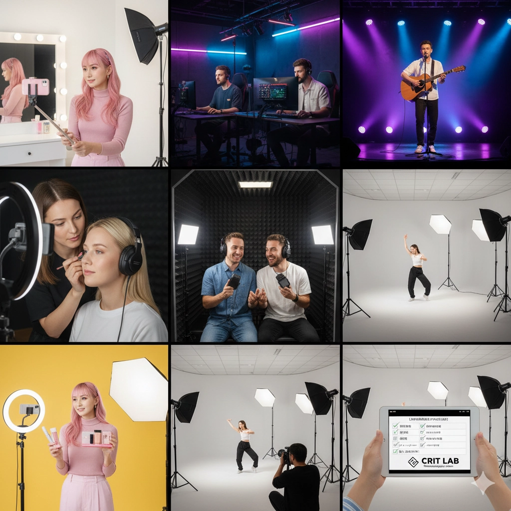 ライブ配信を美しく！照明撮影のポイントと最適なセッティングガイド