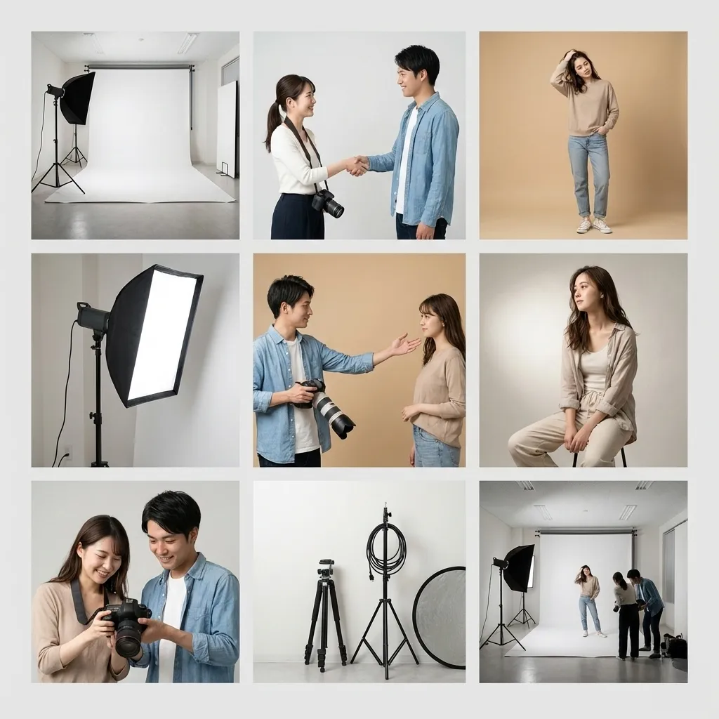 大阪でモデル撮影したい初心者向け｜スタジオの使い方ガイド