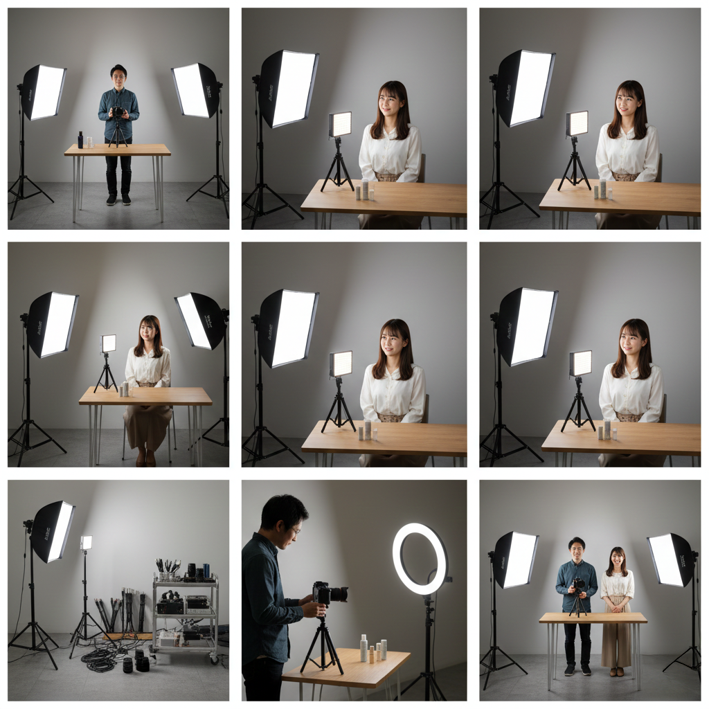 YouTube撮影・商品ライブ配信に必須のLEDヴィデオライトの選び方
