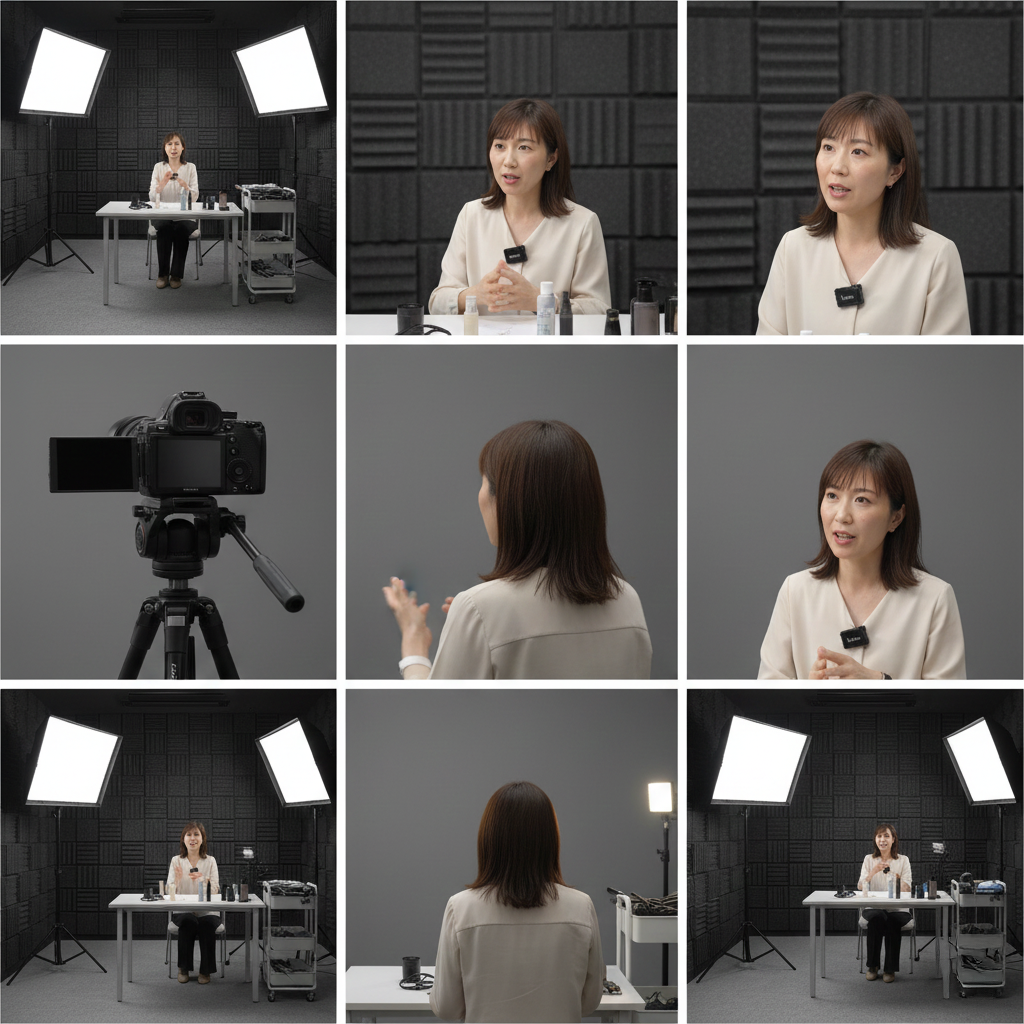 大阪でYouTube撮影場所をお探しの方へ。照明完備・防音対策済みの「動画専用」環境とは