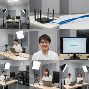 安定した無線LANで回線落ちを防ぐ。大阪の配信向けレンタルスペース