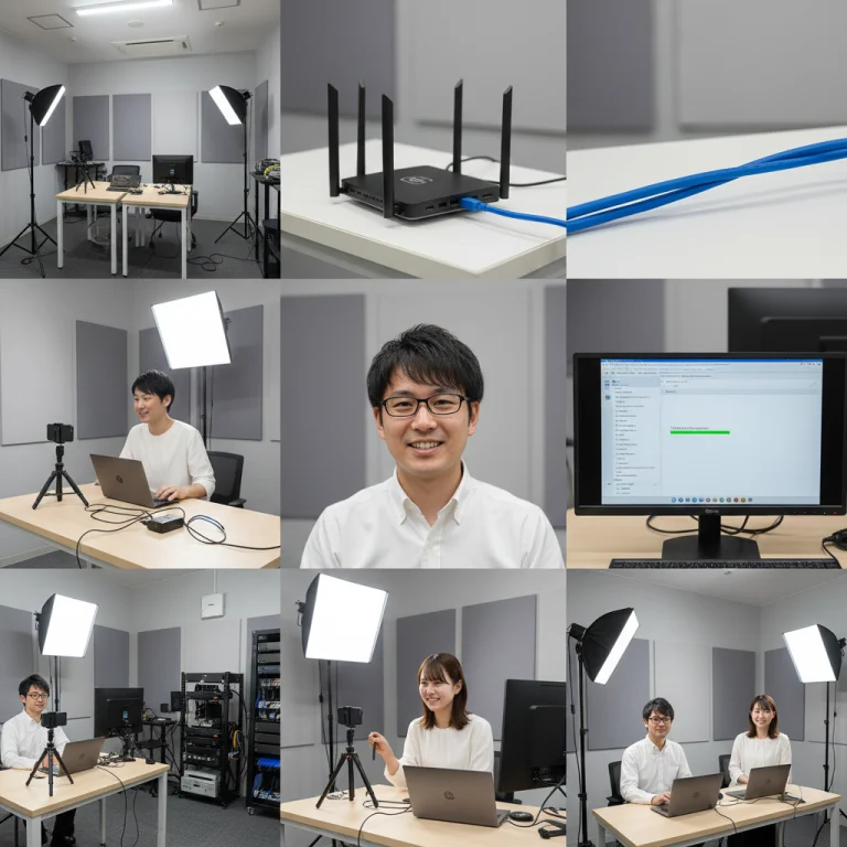 安定した無線LANで回線落ちを防ぐ。大阪の配信向けレンタルスペース