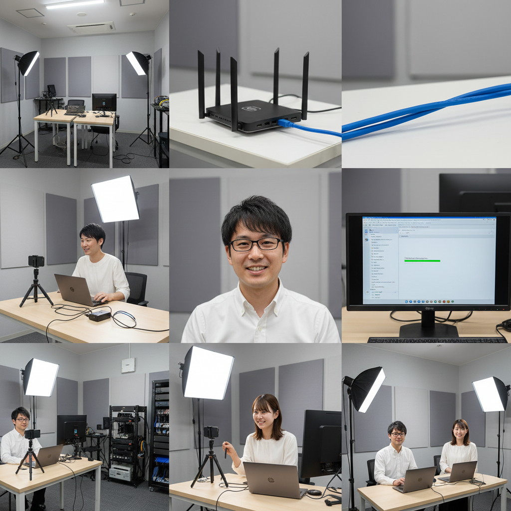 安定した無線LANで回線落ちを防ぐ。大阪の配信向けレンタルスペース