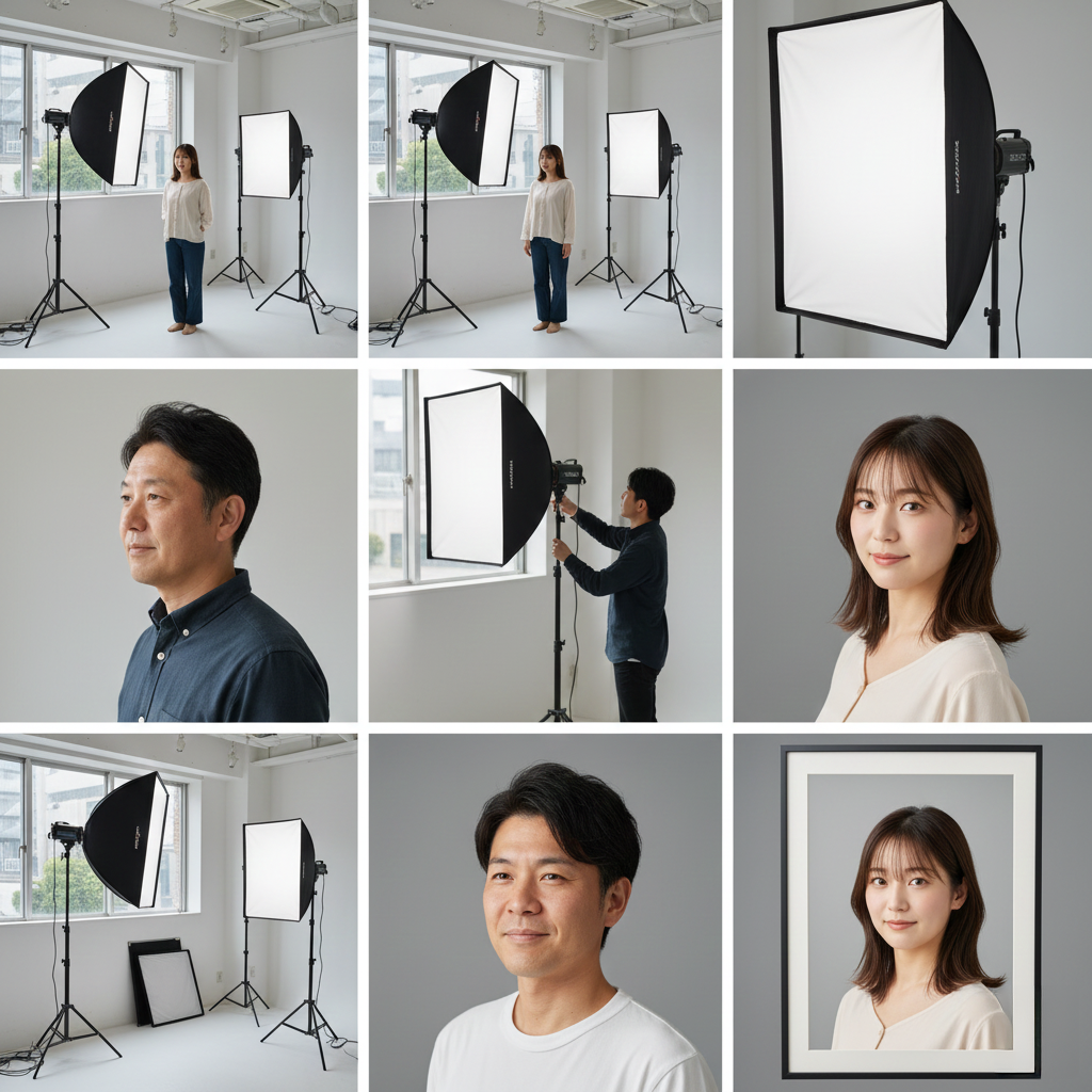 cj44 - Photo Studio Crit Lab 雨の日も自然光風に撮れる!ストロボ初心者向け大阪フォトスタジオ