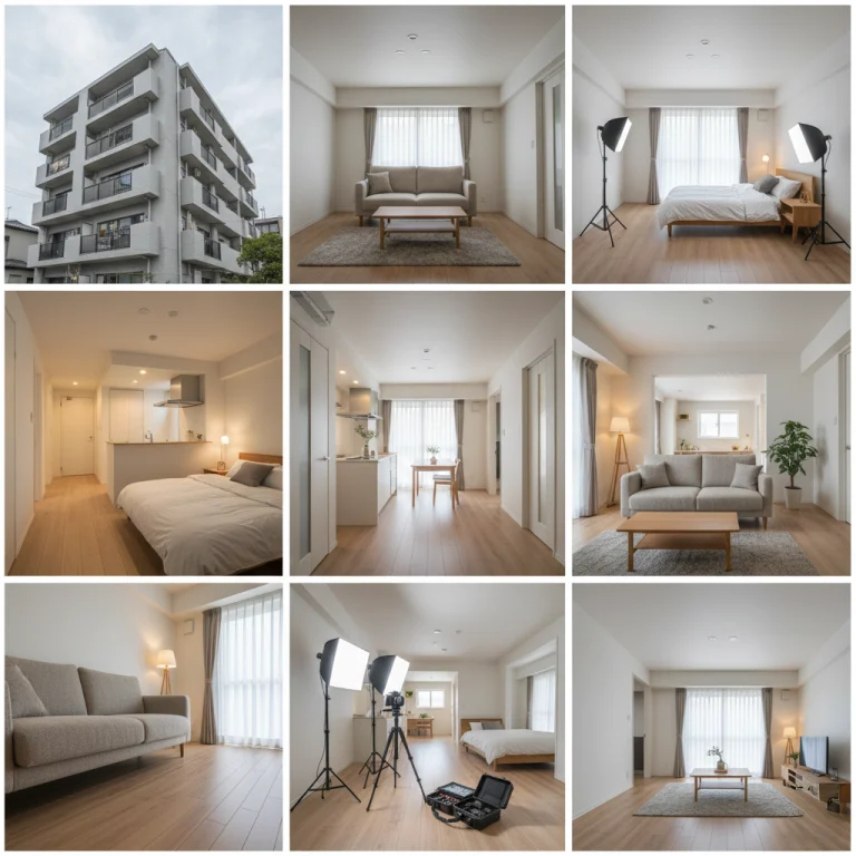 大阪で出張不動産撮影ならクリットラボ | 西中島の撮影スタジオ