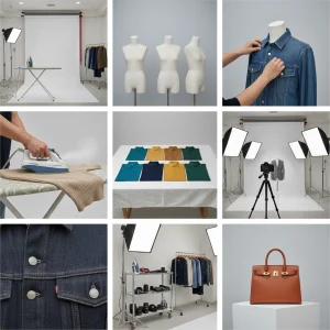 トルソー・アイロン完備！大阪淀川区でアパレル商品撮影が捗るスタジオ