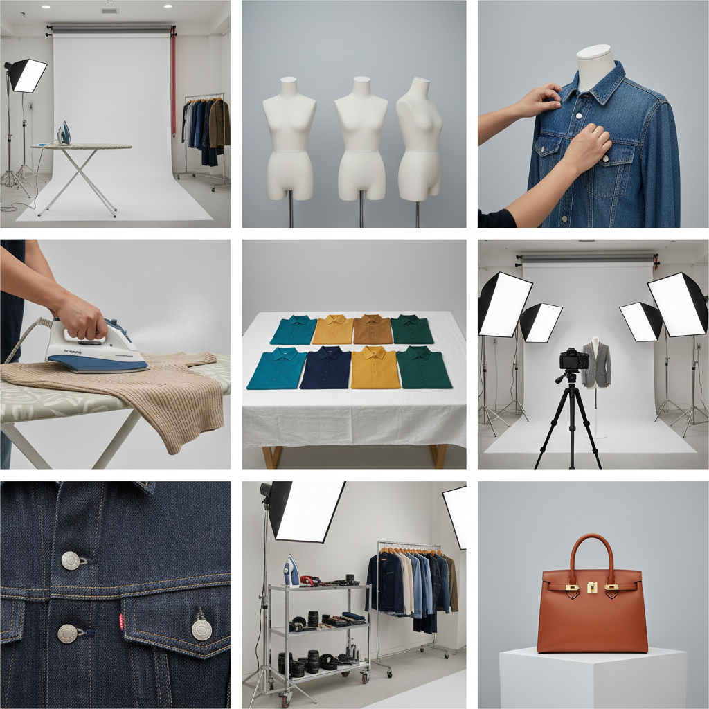 cj52 - Photo Studio Crit Lab トルソー・アイロン完備!大阪淀川区でアパレル商品撮影が捗るスタジオ