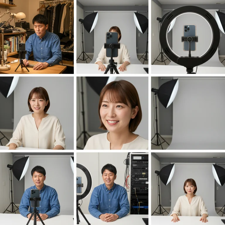 自宅撮影の悩み解決！手ぶらで動画撮影できる大阪レンタルスタジオ