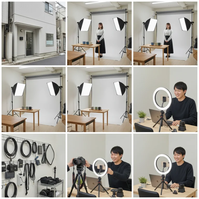 新大阪駅から徒歩8分！1時間2,000円の格安撮影スタジオ