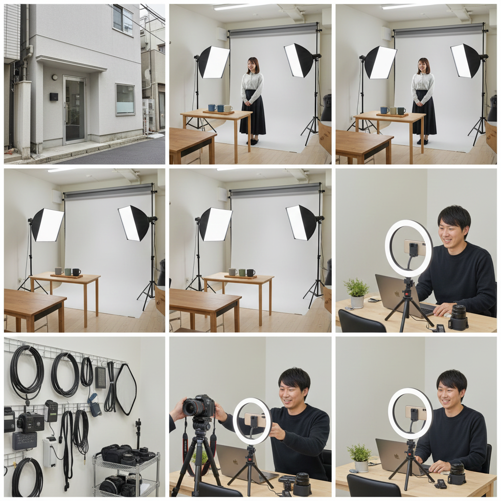 新大阪駅から徒歩8分！1時間2,000円の格安撮影スタジオ